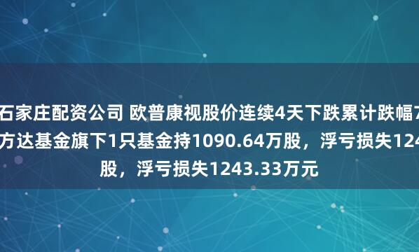 石家庄配资公司 欧普康视股价连续4天下跌累计跌幅7.17%,易方达基金旗下1只基金持1090.64万股,浮亏损失1243.33万元