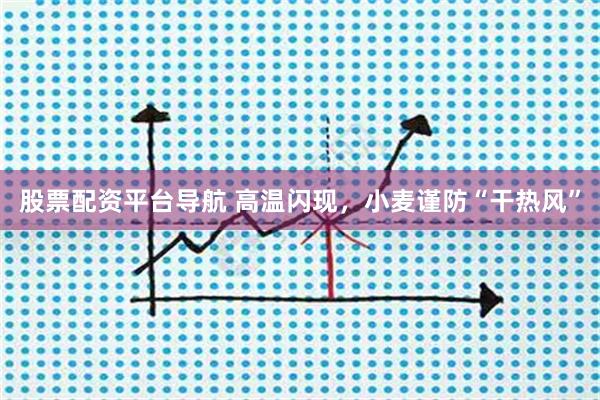 股票配资平台导航 高温闪现，小麦谨防“干热风”